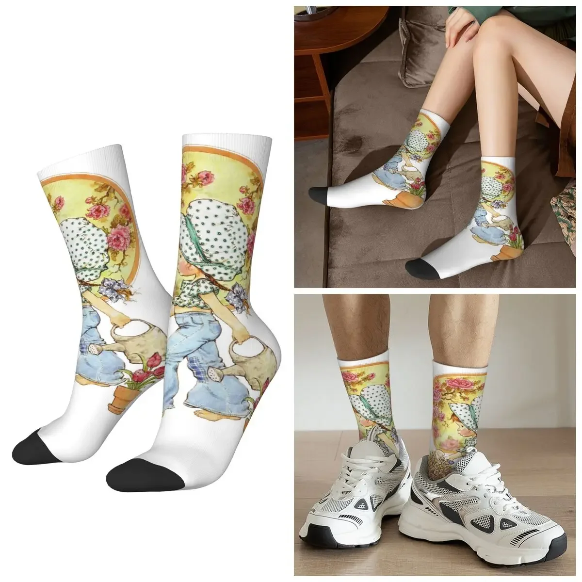 

All Seasons Sarah Kay Swing Girl Socks Harajuku Crew Socks Funny Stockings for Men Women Valentine's Day Gifts