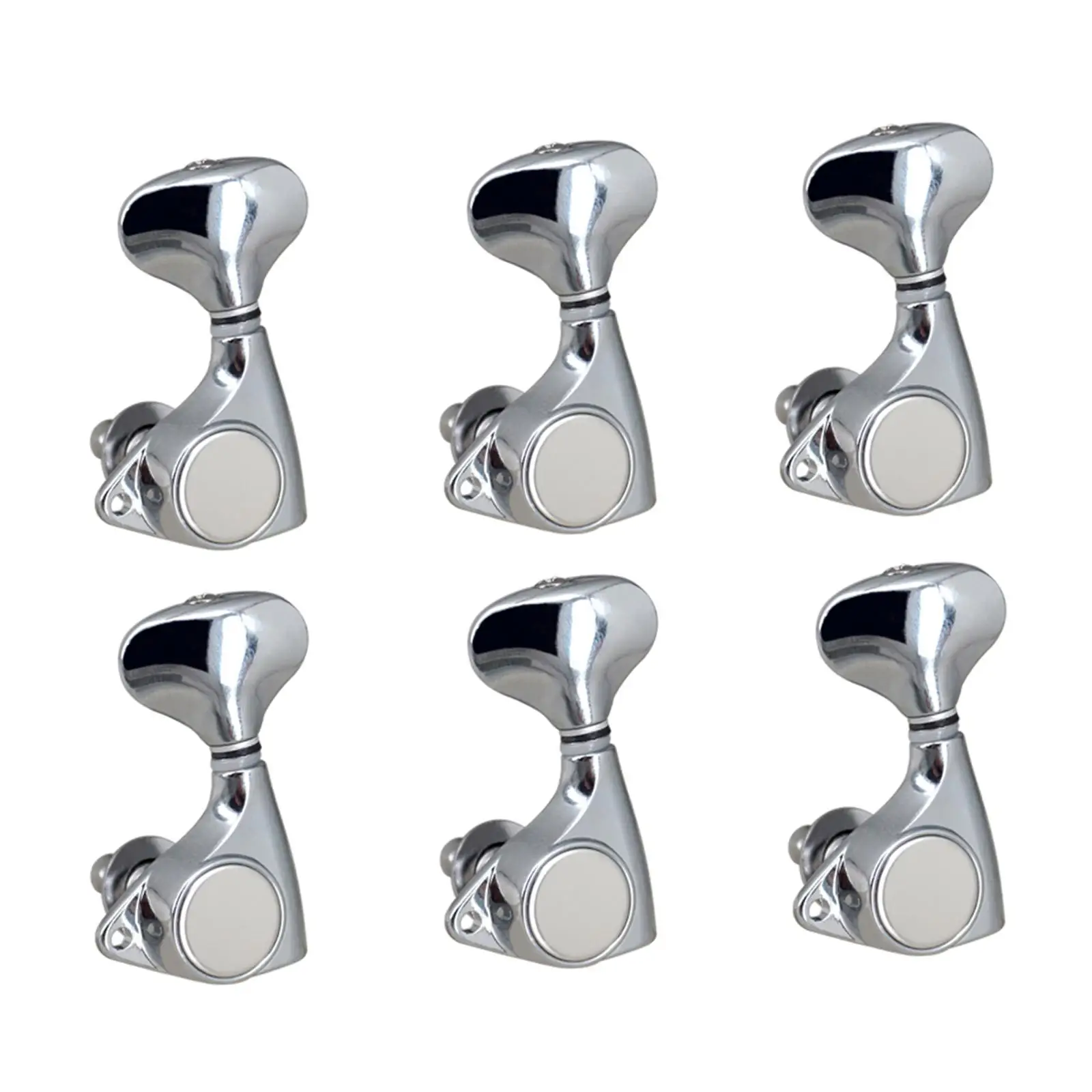 6Pcs Guitar Tuning Key Pegs 1/18 Sealed Tuners Set for Acoustic Ukulele Folk