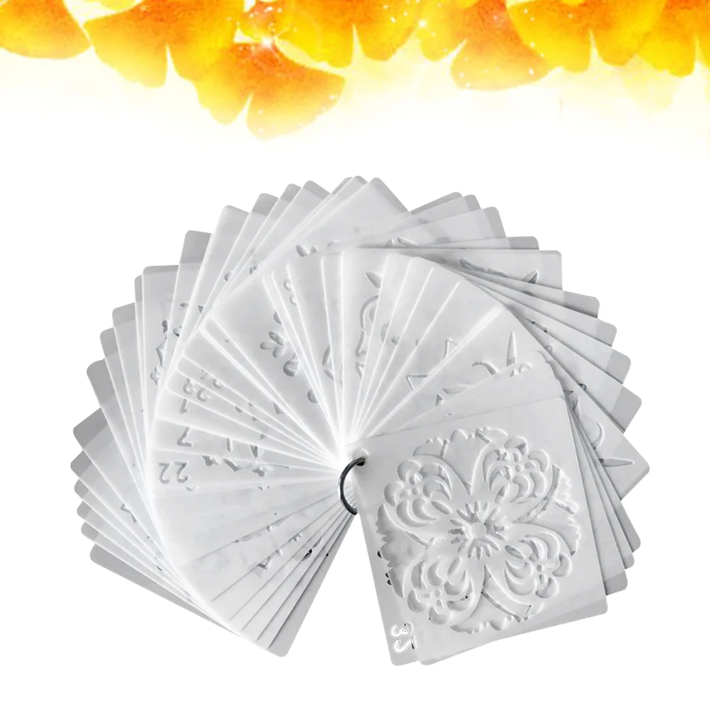 

36pcs Mandala Drawing Stencils DIY Painted Decoration Hollow Mandala Spraying Stencils Flower Stencils