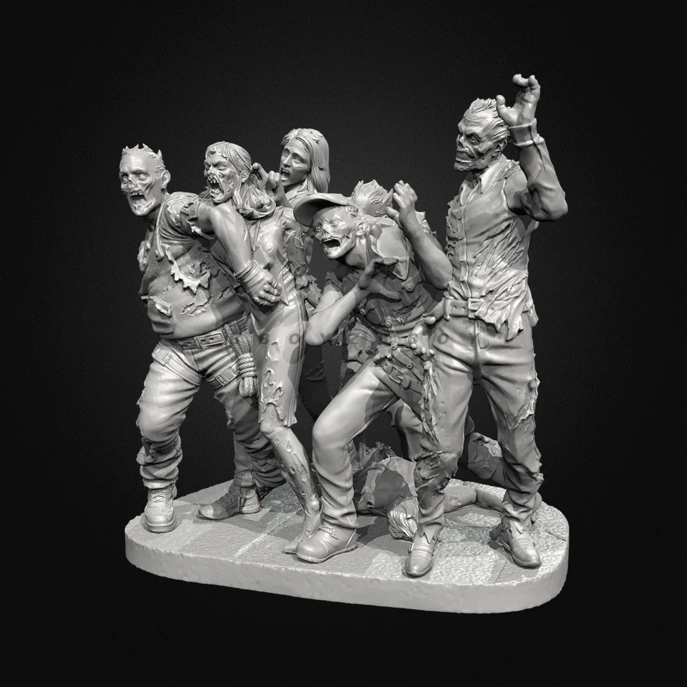 

Overall heights 38mm 50mm 75mm Resin model kits figure colorless and self-assembled（3D Printing ）TD-7355/3D