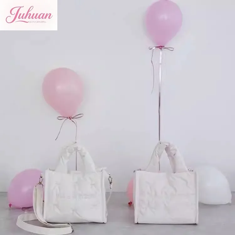 اليابانية 2025 الشتاء الحلو المطرزة القوس رقيق لينة الكتف المحمولة حقيبة ساعي عادية الحد الأدنى الرياح بوسطن حقيبة المرأة