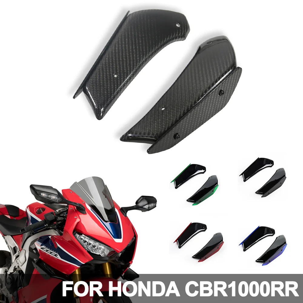 

Модифицированное переднее фиксированное ветровое крыло мотоцикла для HONDA CBR1000RR CBR 1000RR 2017-2019, аэродинамическое прижимное спойлер, крылышки
