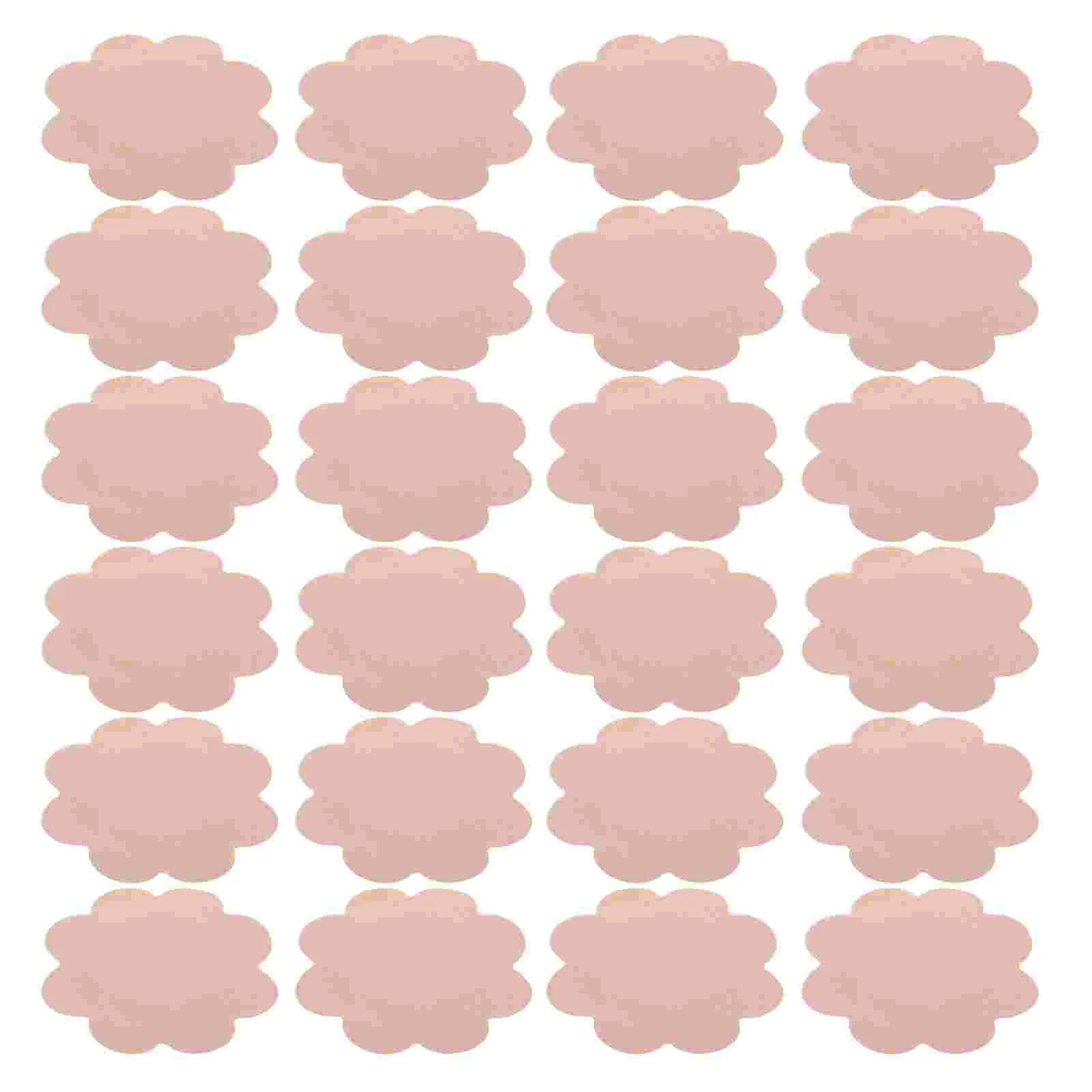 50 Pcs Acupoint Stickers Castor Oil Wrap Belly Button Plum Bossom Cover Non-woven Fabric Plug