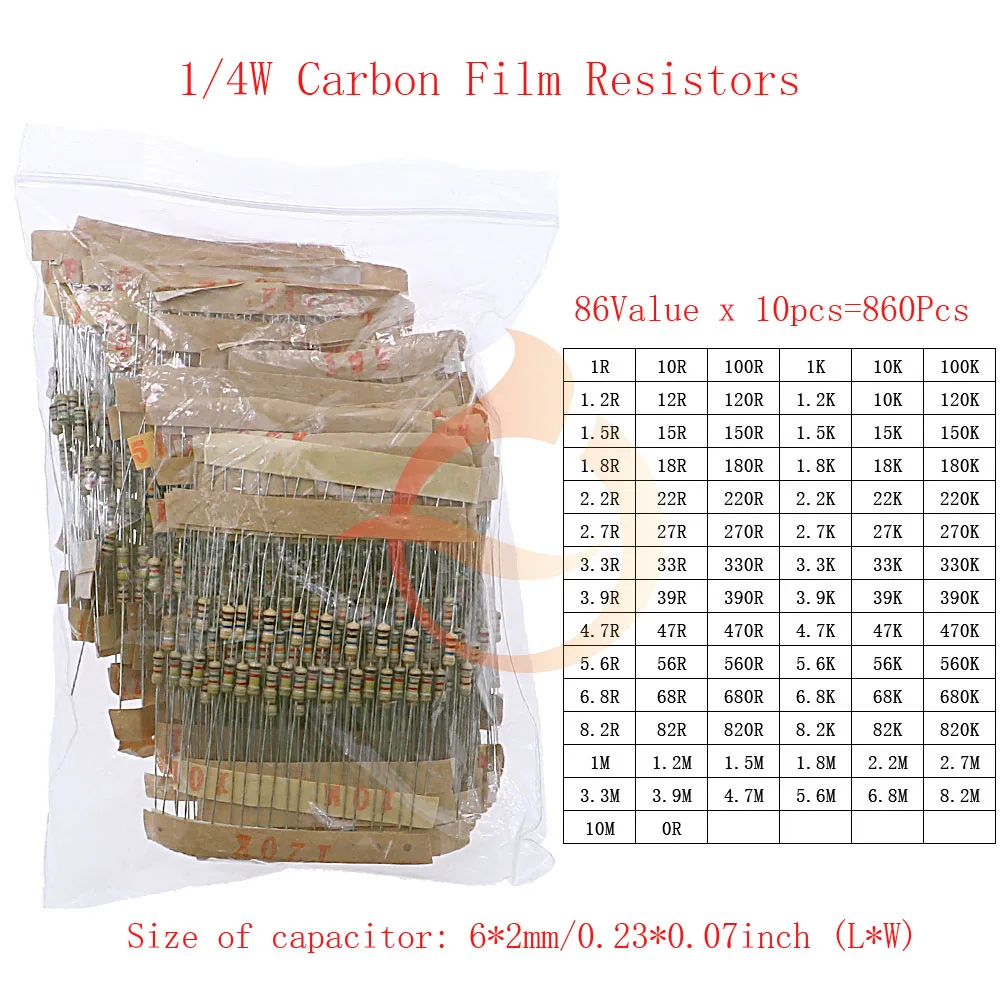 Variant: 0.25W x 860pcs