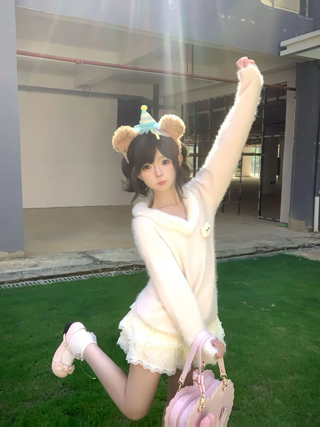 

Japan Sweater Autumn And Winter New Loose Imitation Mink Fluff Sweet Knitted Sweater For Women Autumn And Winter