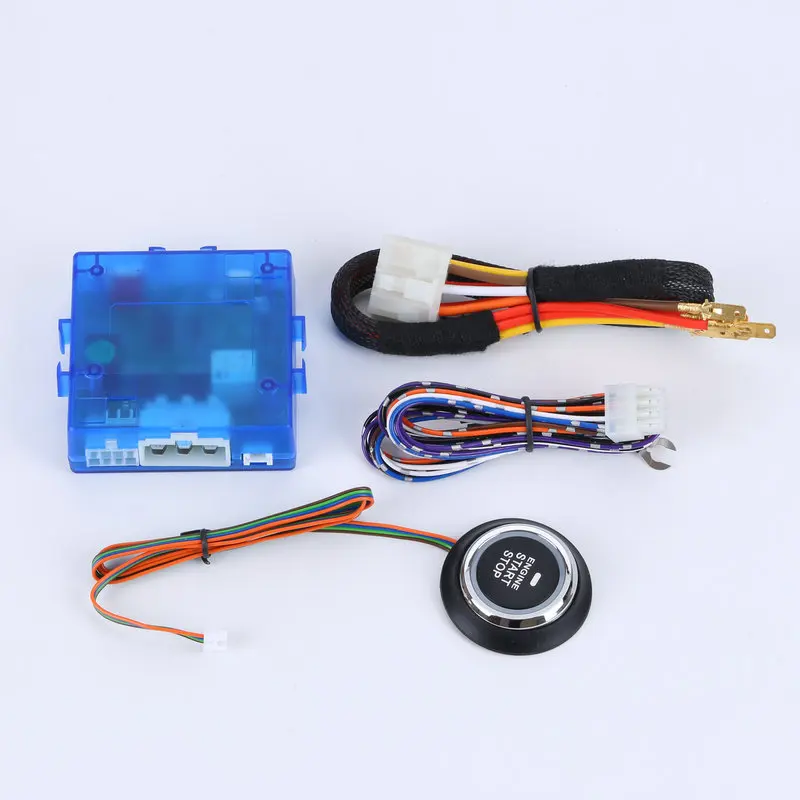 12V Universal Car Push Button Start Keyless Entry Ignition Pre‑Heat System, Remote Remote Start‑3A