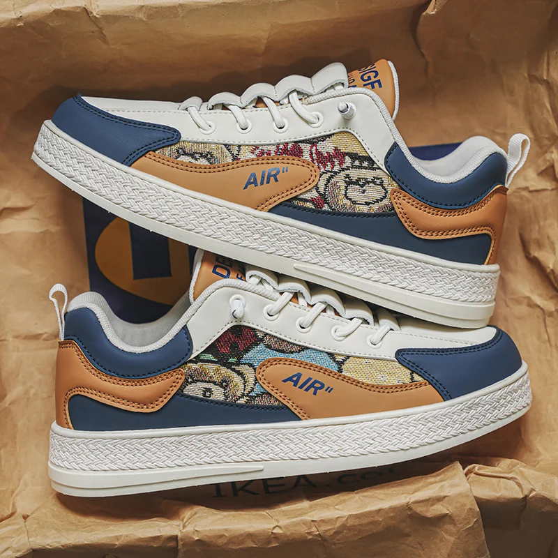 

Мужская обувь Кожаные повседневные кроссовки Скейтборд Летние роскошные уличные походные дизайнерские спортивные теннисные лоферы на платформе для бега