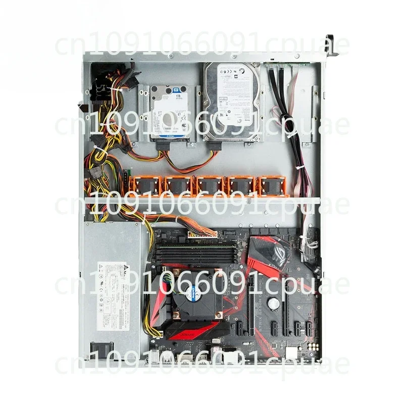 1U Chassis 650MM Lengthened 4 Hard Disk Positions Front 3.0USB Support Dual CPU Xeon Server Main Board 33CM