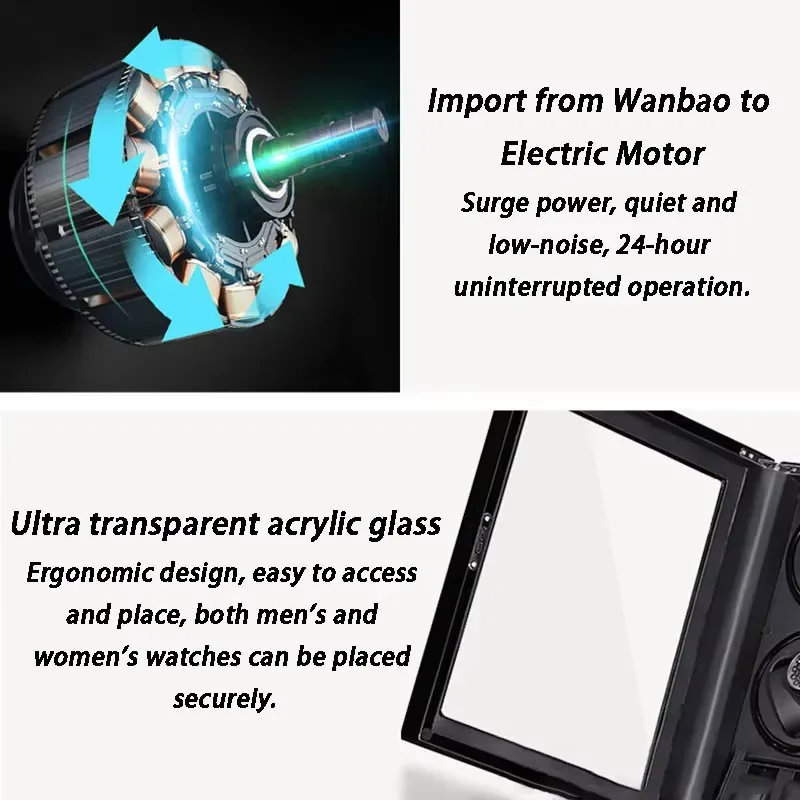 Brand New Jewelry Watch Winder 8+5 Self-Winding Automatic Watch Box Storage Box Watch Box
