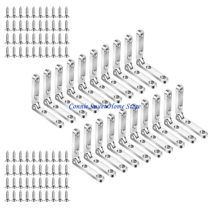 LXAF Classical Small Hinges Reliable Miniature Hinges for Craft Projects & Cabinets