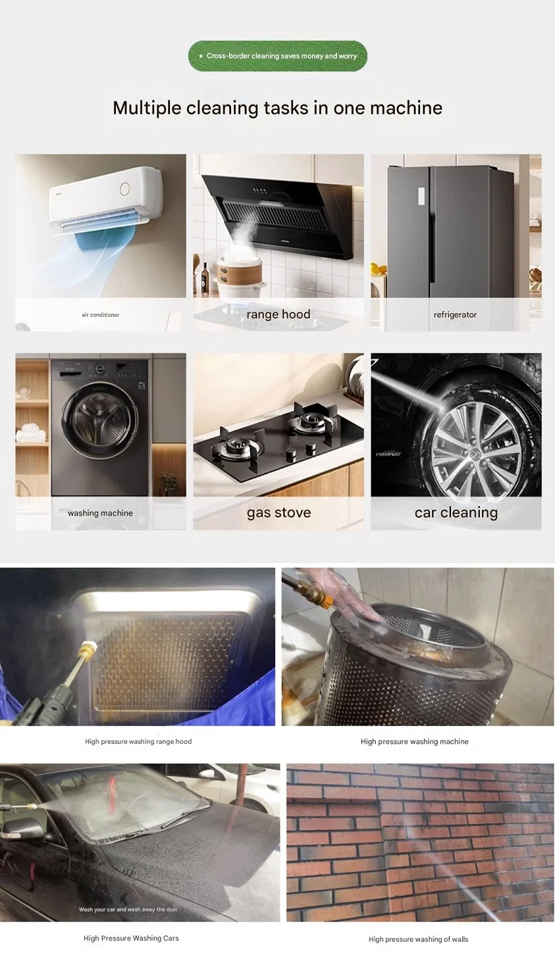 Hochtemperatur-Dampfsofa-Vorhang, Teppich, Matratze, Stoff, Anti-Milben-Spray und Saugkraft, integrierte kommerzielle Reinigungsmaschine – Detail 23