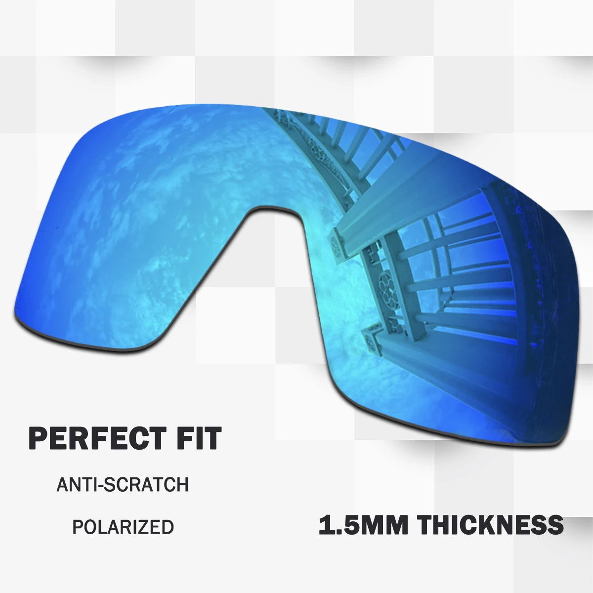 

100% UV Protection Polarized Replacement Lenses for Oakley Sutro S OO9462 Sunglasses Frame Anti-Scratch & Impact Resistant