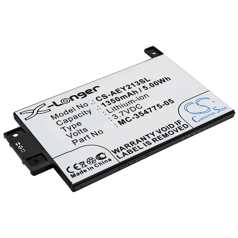 

Replacement Battery for Amazon DP75SDI, Kindle Paperwhite 2013, Kindle Paperwhite 6 2015, Kindle Paperwhite 6 g en