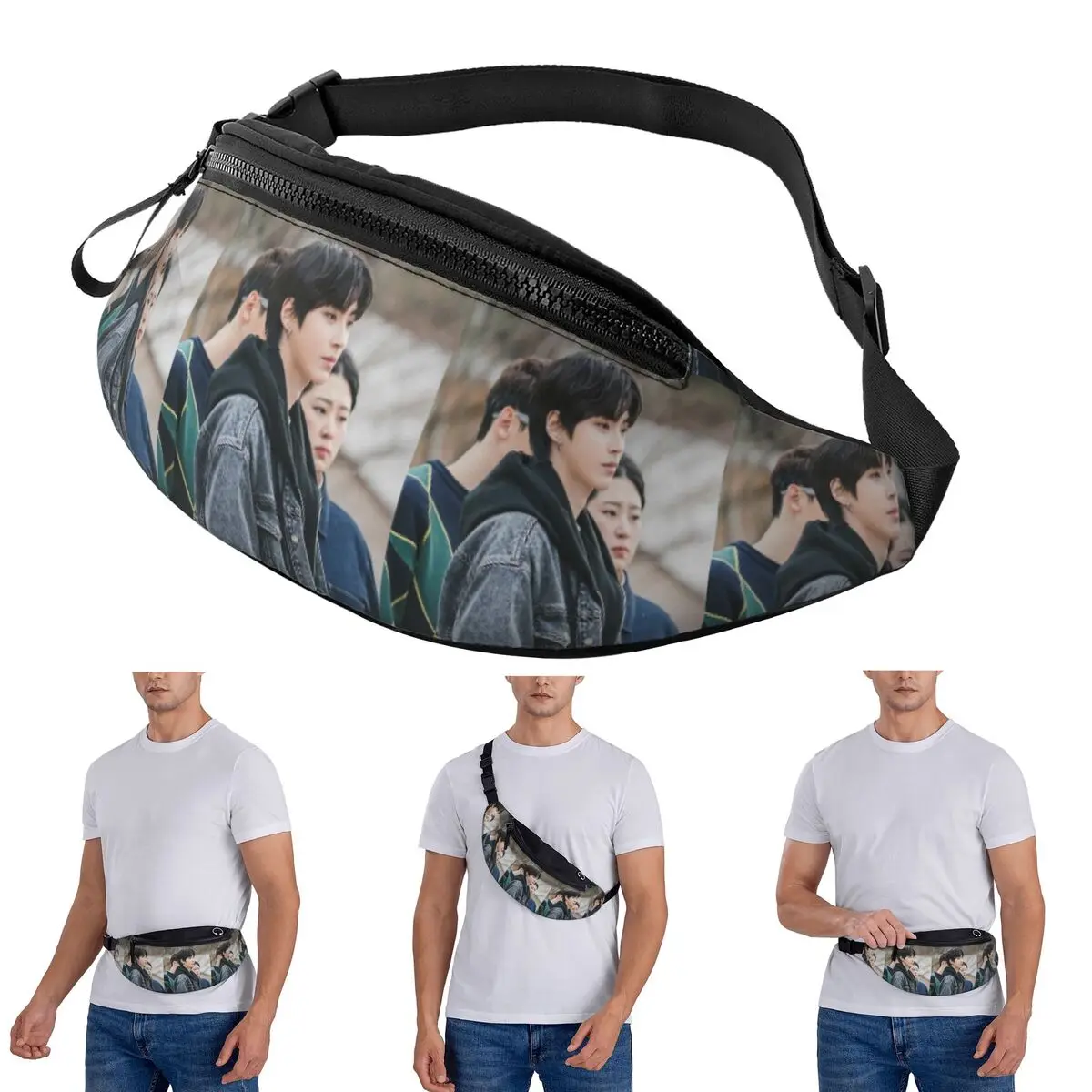

Crossbody Waist Bag Hwang In Yeop Hot Kpop (3) Men Women Fanny Pack Traveling Running Money Phone Pouch