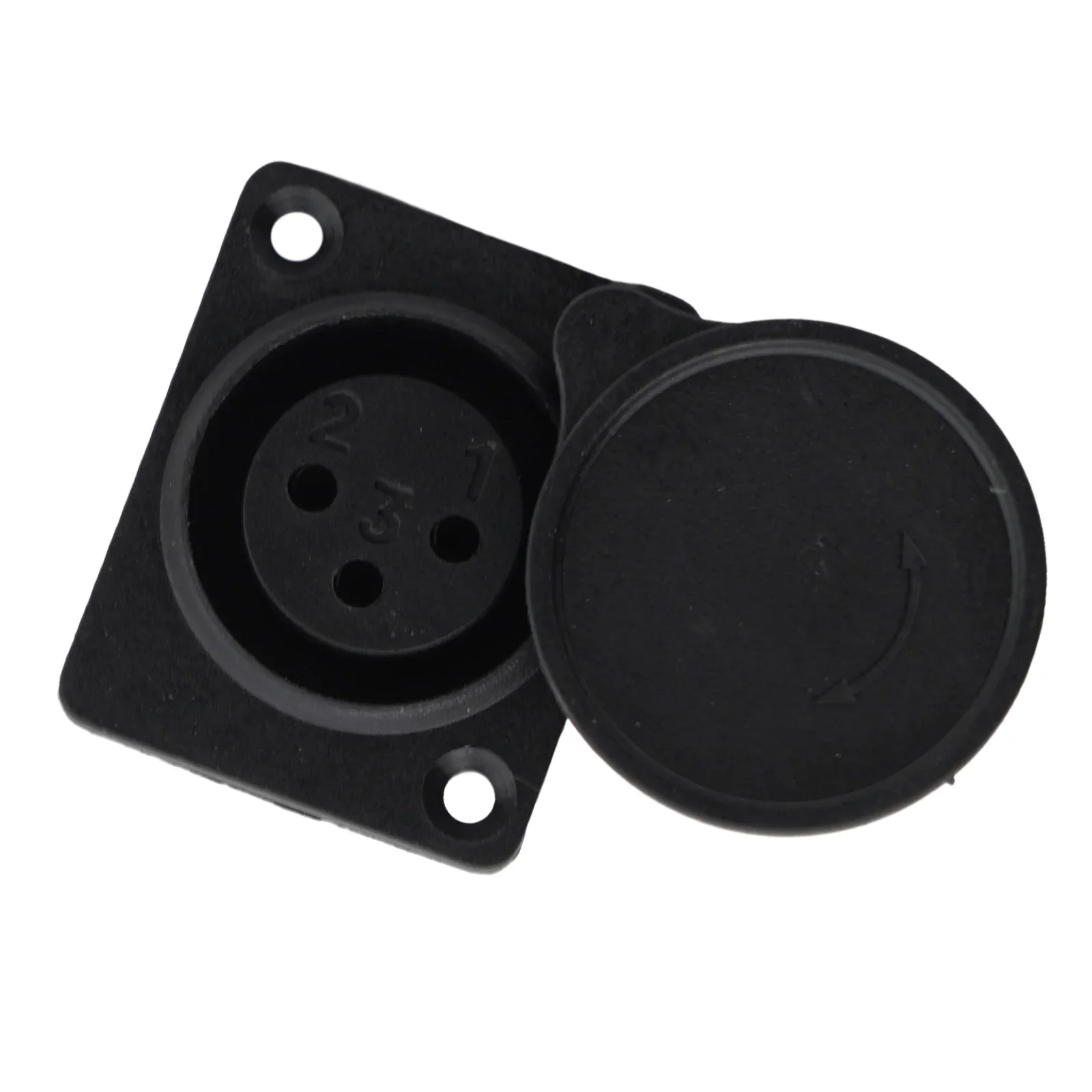 Prise femelle XLR 3 broches, pièces de rechange automatiques, coque en plastique ABS