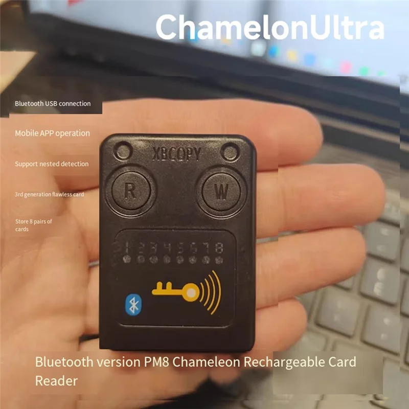 

【Hot-Selling!】EM125KHZ IC 13.56Mhz RFID Chameleon Ultra Smart Chip Reader EM Decoding RFID Emulator ISO14443 Key Detection