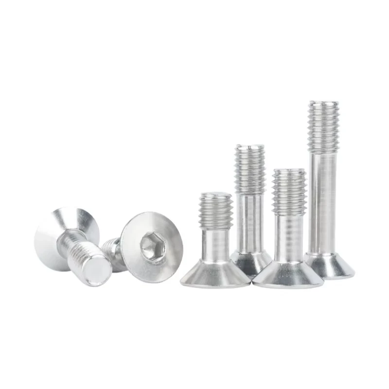 شقة رئيس مسدس المقبس المسمار 304 سداسية من الفولاذ المقاوم للصدأ المقبس غاطسة شقة مسمار لولبي الرأس نصف الموضوع الترباس M2.5 M3 M4 M5 M6 M8