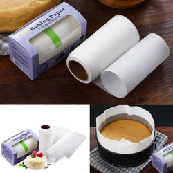 1 Roll 20m Non-Stick Baking Paper Oil Paper For Microwave Oven Cake Edges BBQ Air Fryers Liners For Cake Pans Packing Biscuits