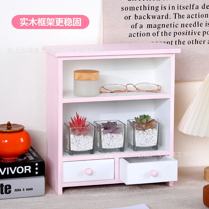 

Solid wood pink shelf pink dream display stand pink girl solid wood locker