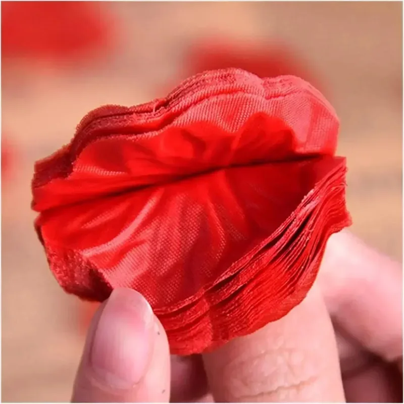 5000/100pcs Artificial Fake Rose Petals Red Colorful Simulation Silk Roses Petal for Valentines Day Wedding Party Romantic Decor