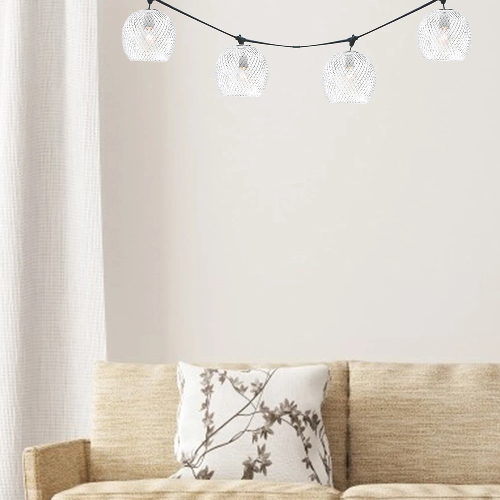 

2pcs Metal Lamp Covers Pendant Lamp Shades Craft Lampshade Cover For Home Bar Cafe Decor Ceiling Floor Table Light Fixtures