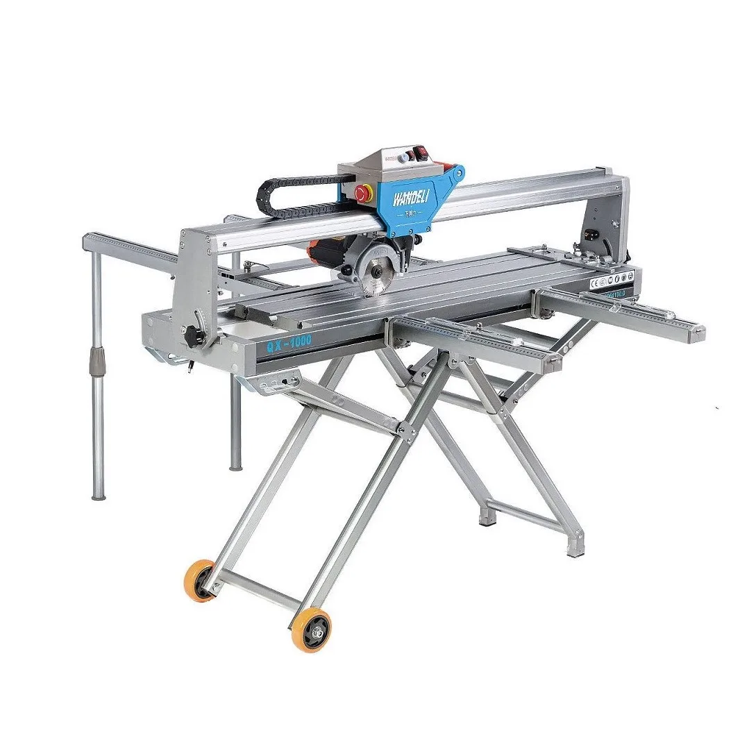 Wandeli QX-ZD-1200 automatic marble tile stone cutting machine, portable stone cutting machine