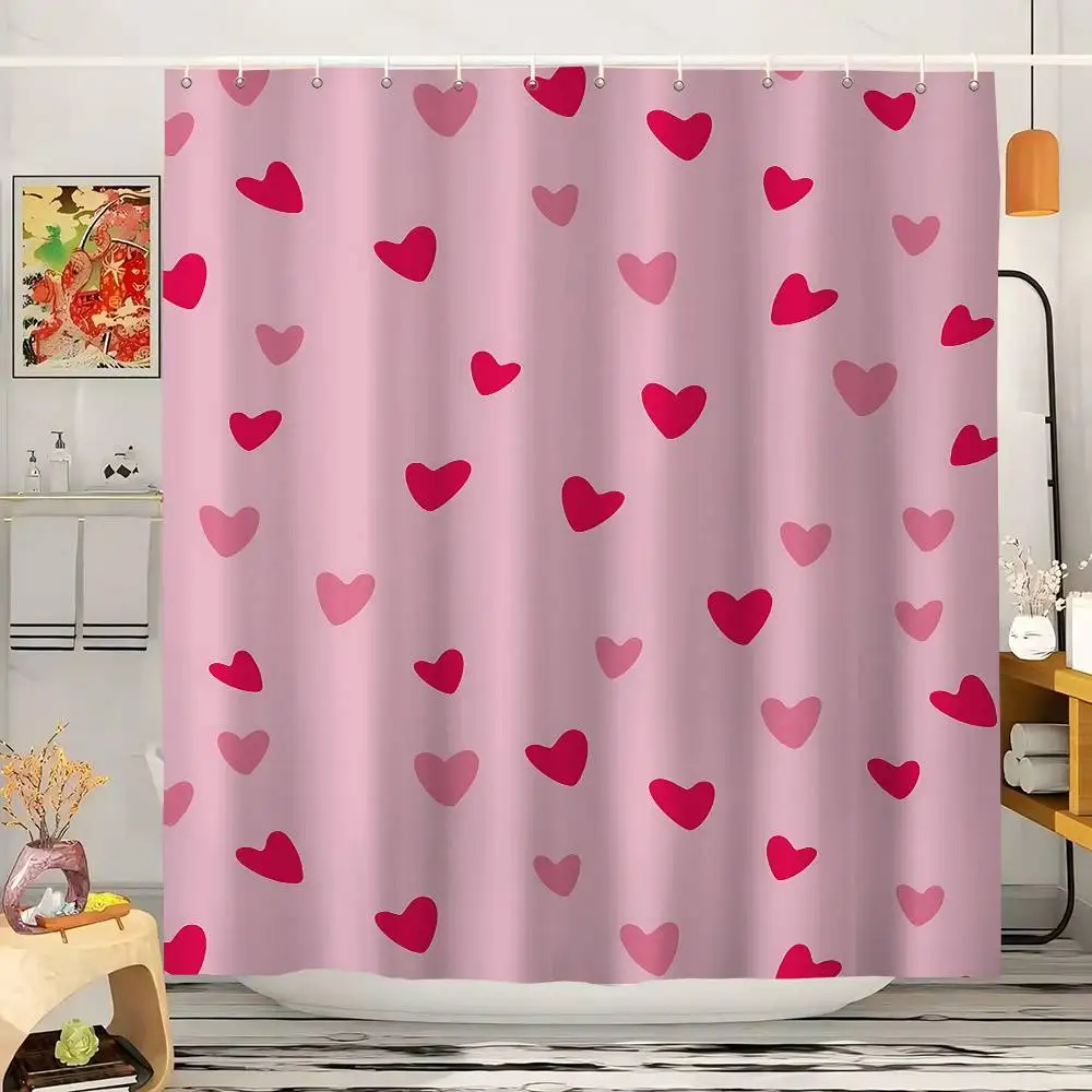 エレガントなパターンモダンなシャワーカーテン 180 センチメートルポリエステルモダンなスタイルの浴室カーテンフック付き防水面白いシャワーカーテン