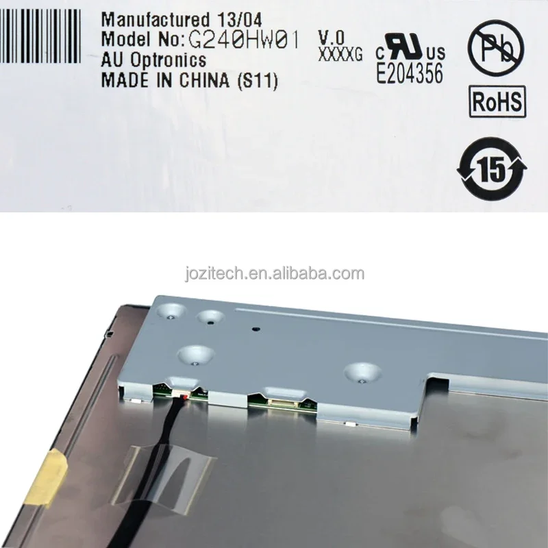 Pannello LCD AUO G240HW01 V1 24 pollici 1920x1080 Display Full HD 24.0" di larghezza TFT industriale con driver LED integrato