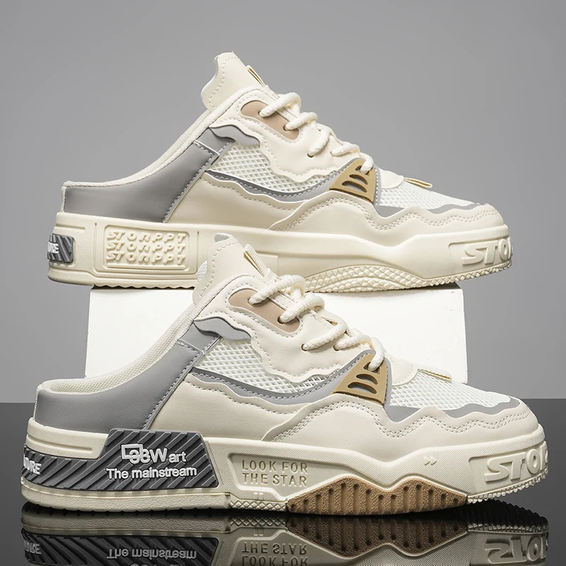 Herren-Sportsandalen und -Pantoffeln, Herrenmodell, bequem, für alle Jahreszeiten geeignet, ideal für den täglichen Gebrauch im Freien, leicht. – Detail 6