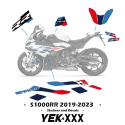 For BMW S1000RR 2019-2023 Fairing Shell Sticker Decal Line Blue White Red Customized Full Car Stickers S1000RR RR 2023