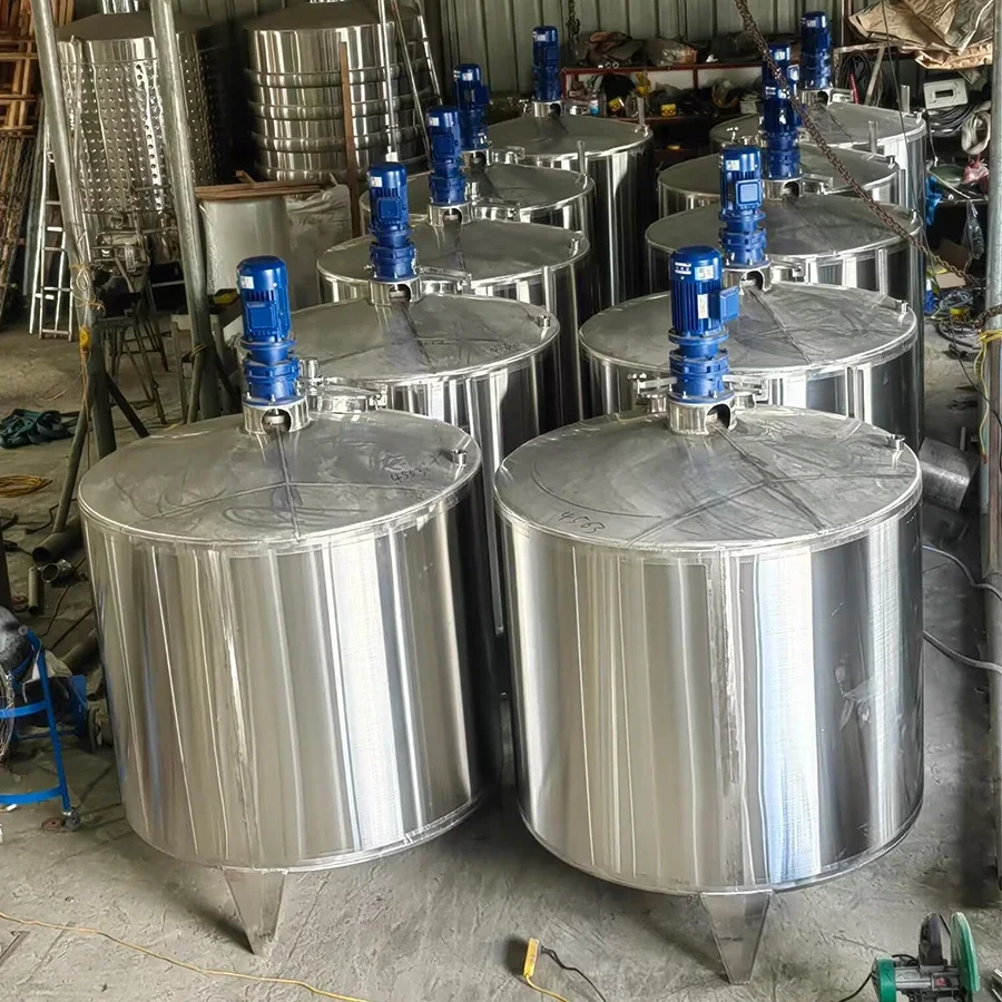 Fabrik Edelstahl Rührwerk Homogenisator Rührwerk Flüssigwaschmittel Mischtank
