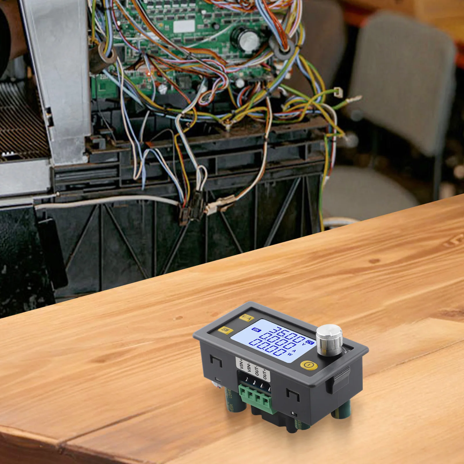 

Computer Power Modifications DC Step-Up/Down Converter Full-view Dedicated Power Supply LCD For DIY Desktop CNC Power Supply