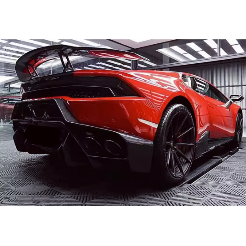 

Carbon Fiber Rear Diffuser Bumper Lower Lip Body Kit for Lamborghini LP610 Upgrade Front Bumper for Excel and One Model