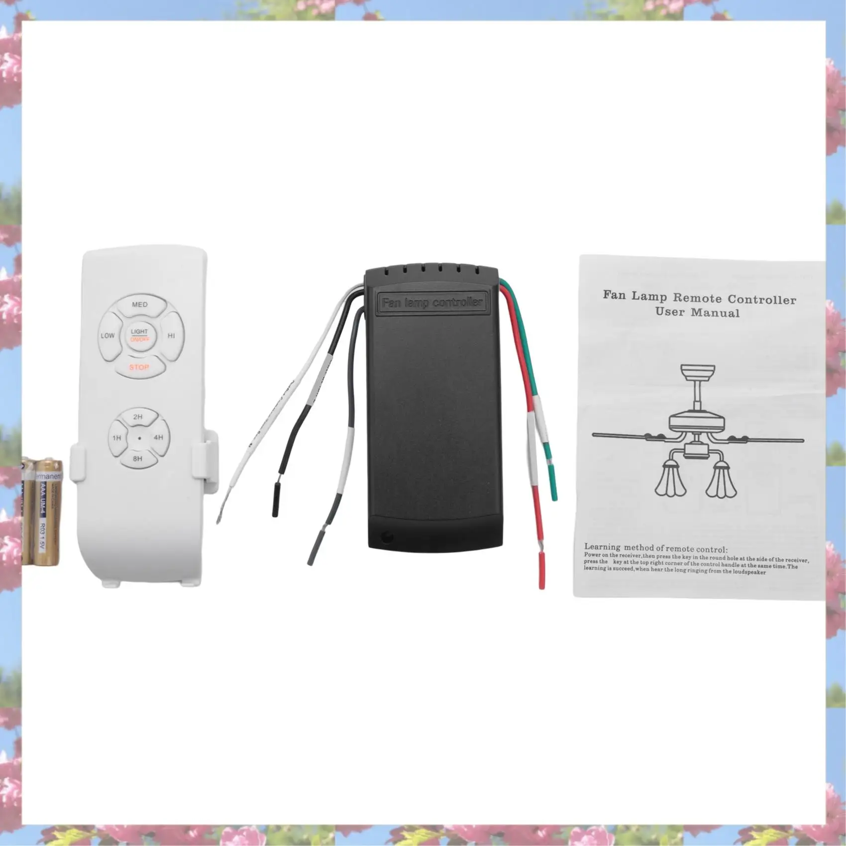 Picture 4: Top Sale Universal Ceiling Fan & Light Remote Control Kit Timing Wireless Switches