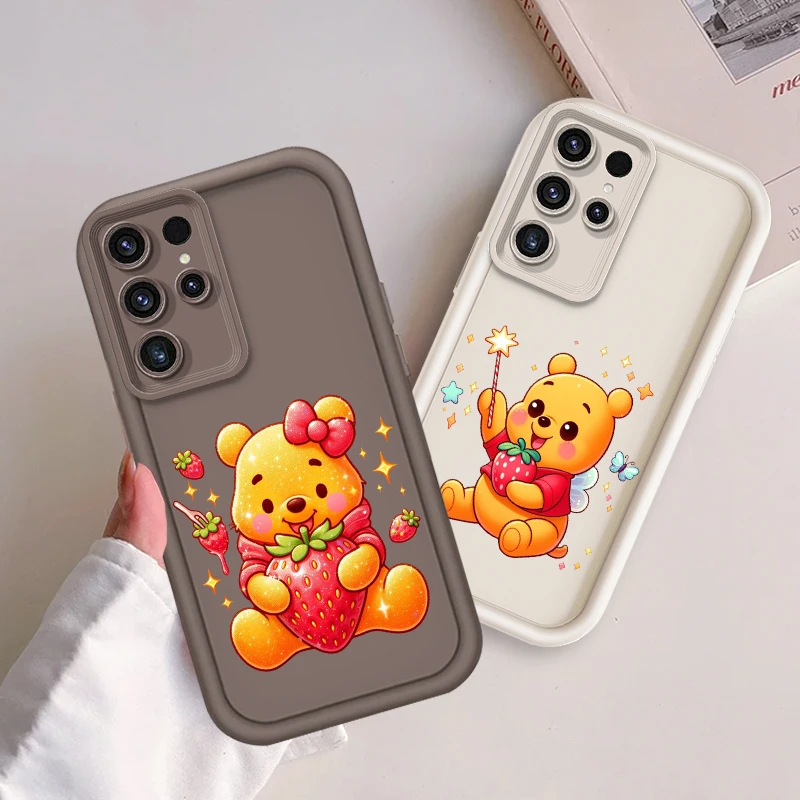 

Art Winnie The Pooh Disney For Samsung Note 20 S24 S23 S22 S21 S20 Ultra Plus FE A25 A23 A22 A15 A31 5G Eye Ladder Funda