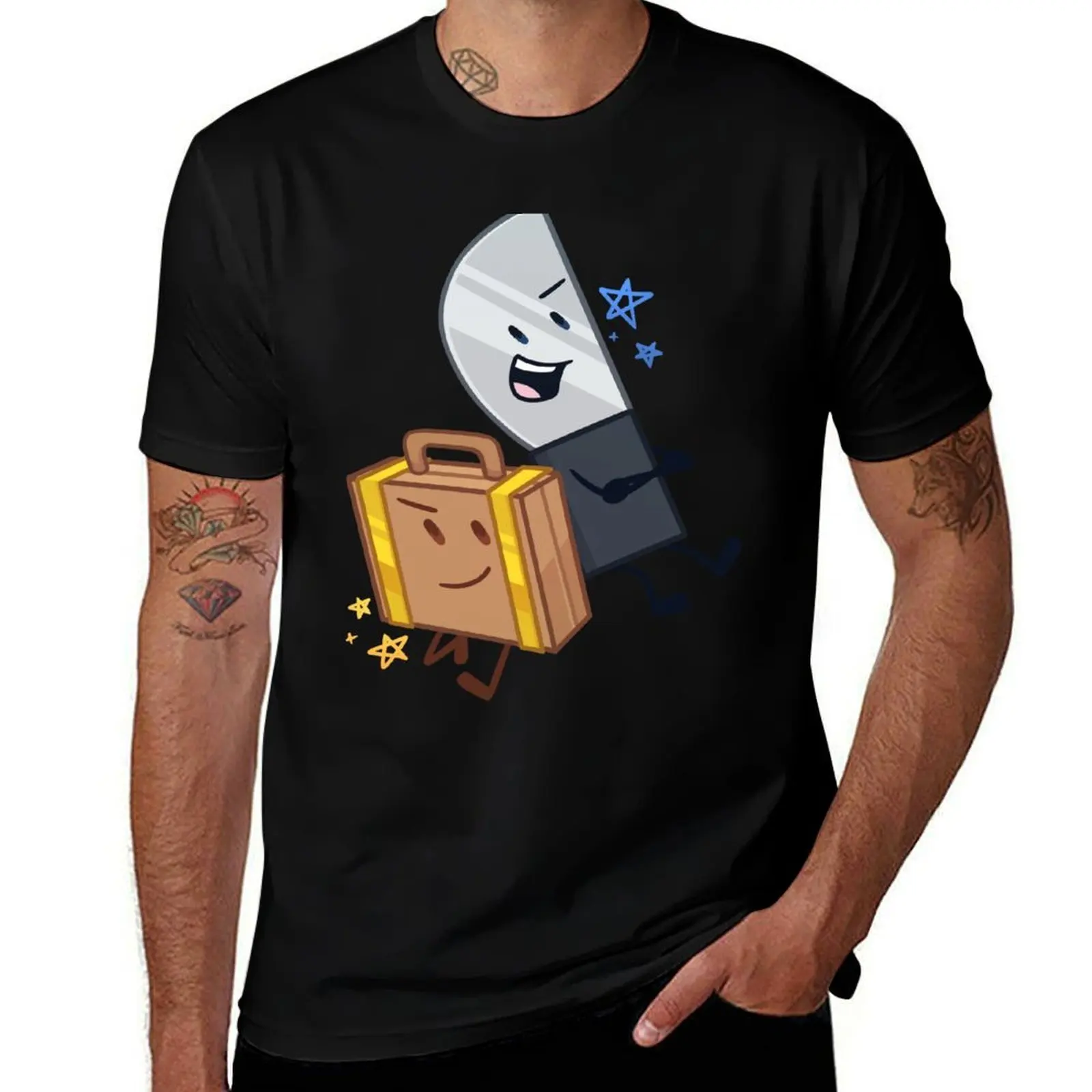

Suitcase and Knife T-Shirt anime anime shirt Man t-shirt shirts graphic tee men