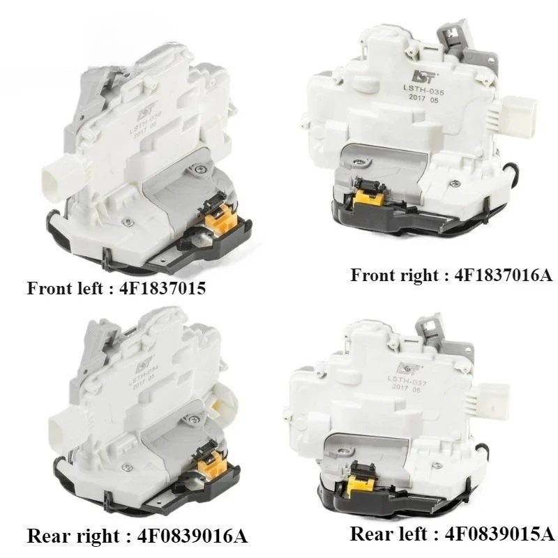 

4F1837015 4F1837016A for Audi A3 8P A4 B7 A6 C6 SEAT Exeo New Door Lock Actuator Front Rear Left Right 4F0839015A 4F0839016A