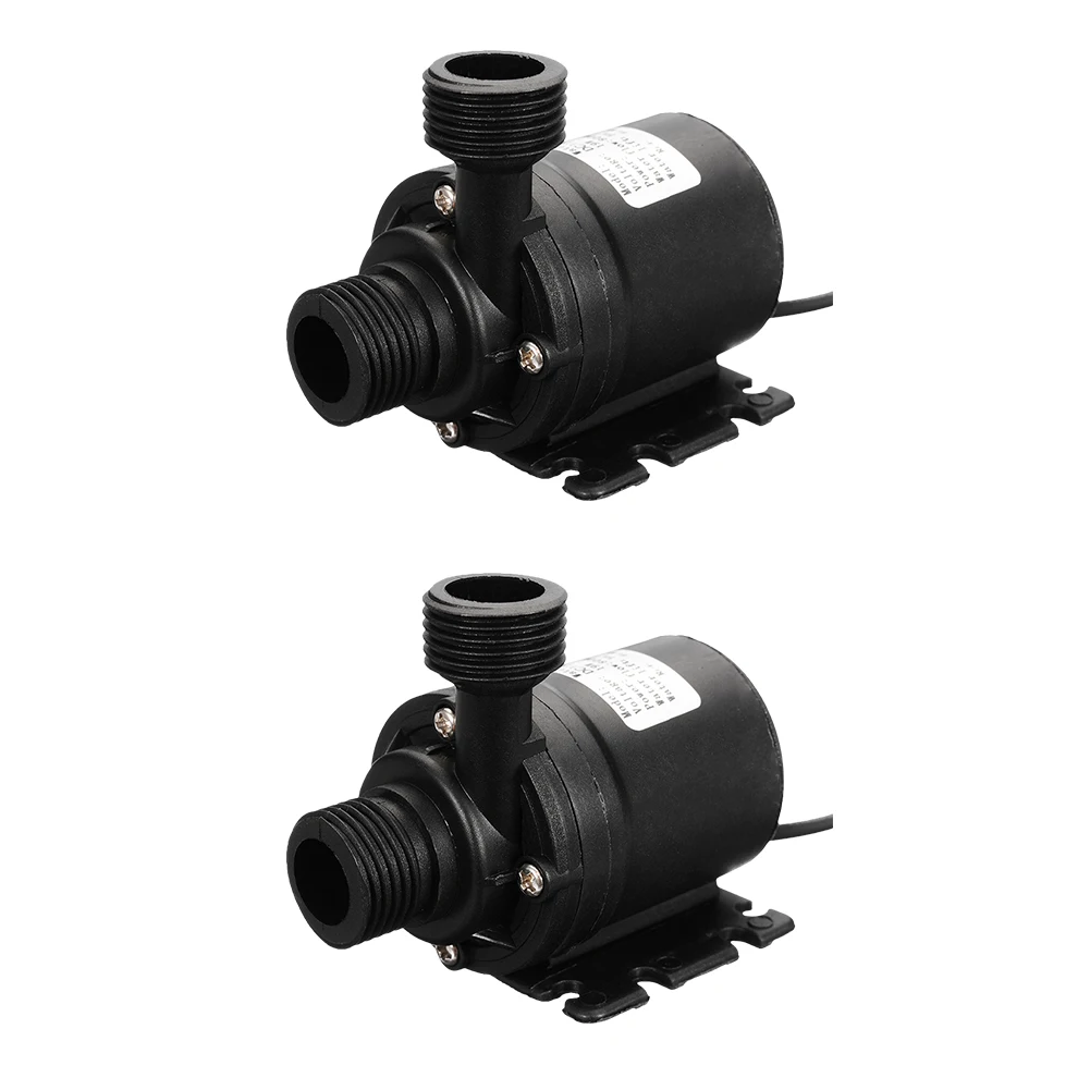 DC 12V/24V Submersible Water Pump Waterproof Underwater Pump 800L/h Brushless Motor for Cooling System Fountains Heater