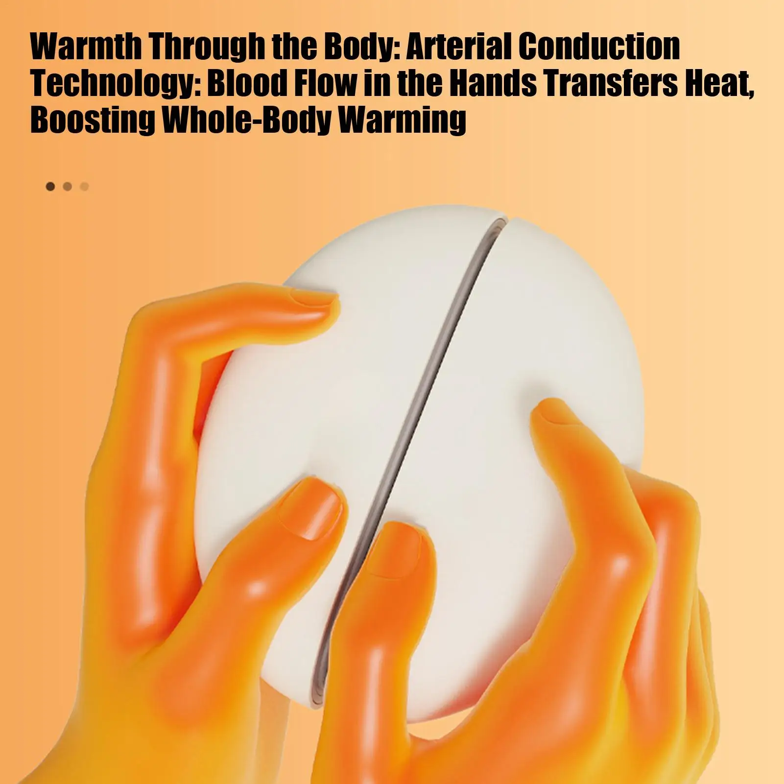 

Magnetic Hand Warmer Lightweight Ergonomic Heating Device Camping Hand Warmers For Men Women Kids Family Indoor Outdoor Home