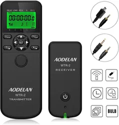 AODELAN Wireless LCD Intervalometer Shutter Release Controllor for Olympus OM-D E-M10II; Panasonic S5II BS1H GH6 GH5II DC-S1 S5