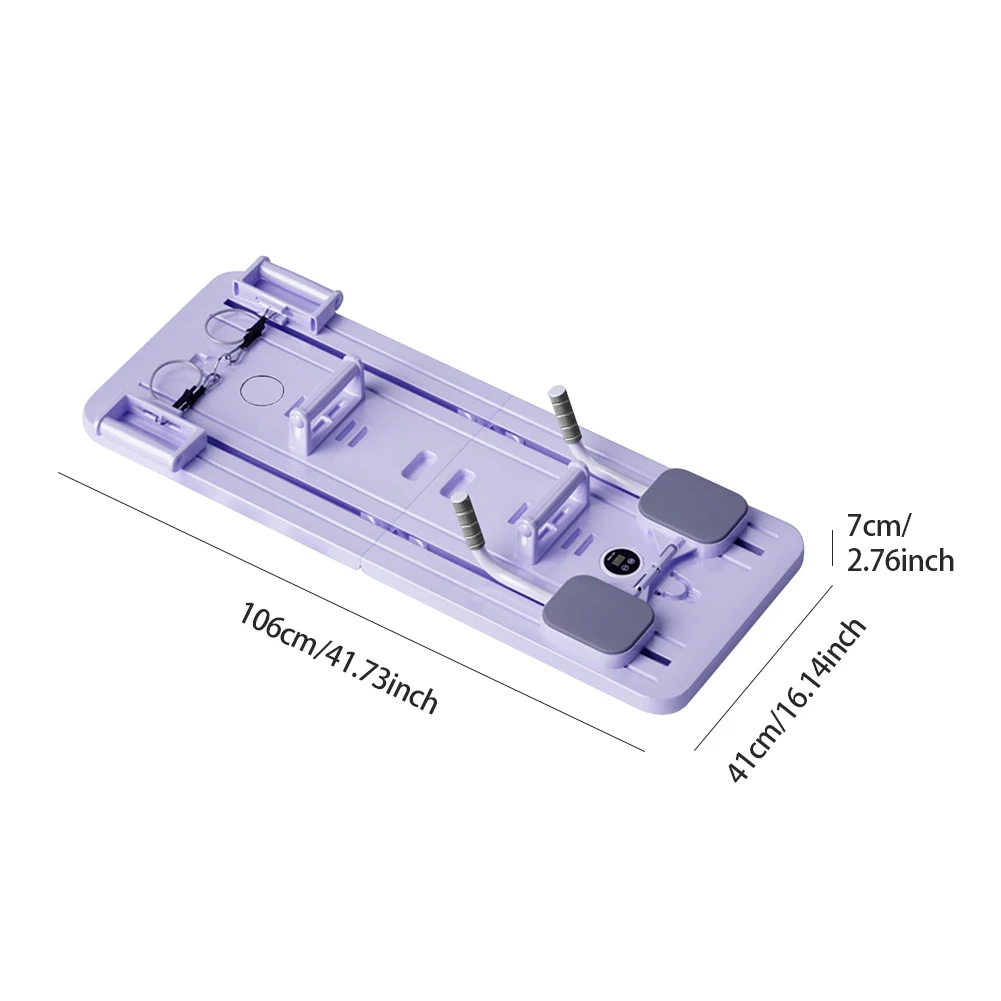 Tavola per esercizi addominali tavola per il Fitness rimbalzo automatico Toner per gambe e braccia multifunzionale Pilates Reformer Set attrezzature