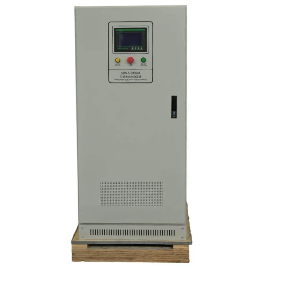 

Industrial Automatic AC Voltage Stabilizer Regulator 30KVA 60KVA 80KVA 70KVA 75KVA 380V 400V 3 Phase Copper Material