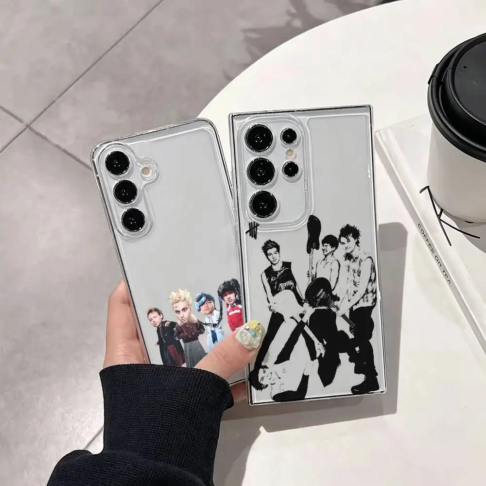 5 Seconds of Summers 5SOS   Phone Case Transparent Silicone Soft For Samsung S25,S24,S21,S22,S23,S30,Ultra,S20,Plus,Fe