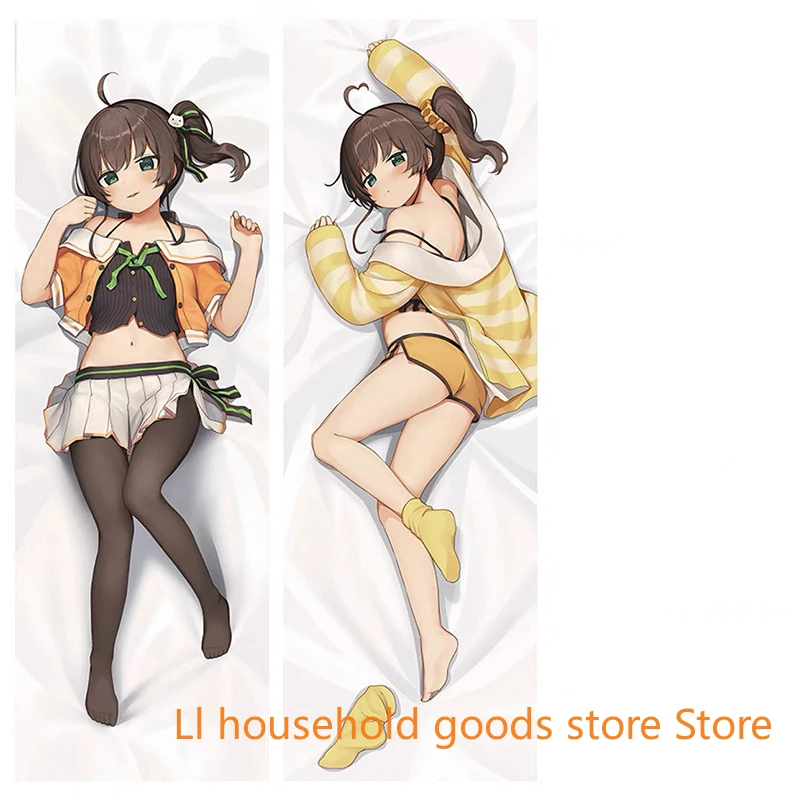 Hololive Dakimakura Natsuiro Matsuri VTuber Anime Body Pillow Cover Double Sided Print Otaku Bedding