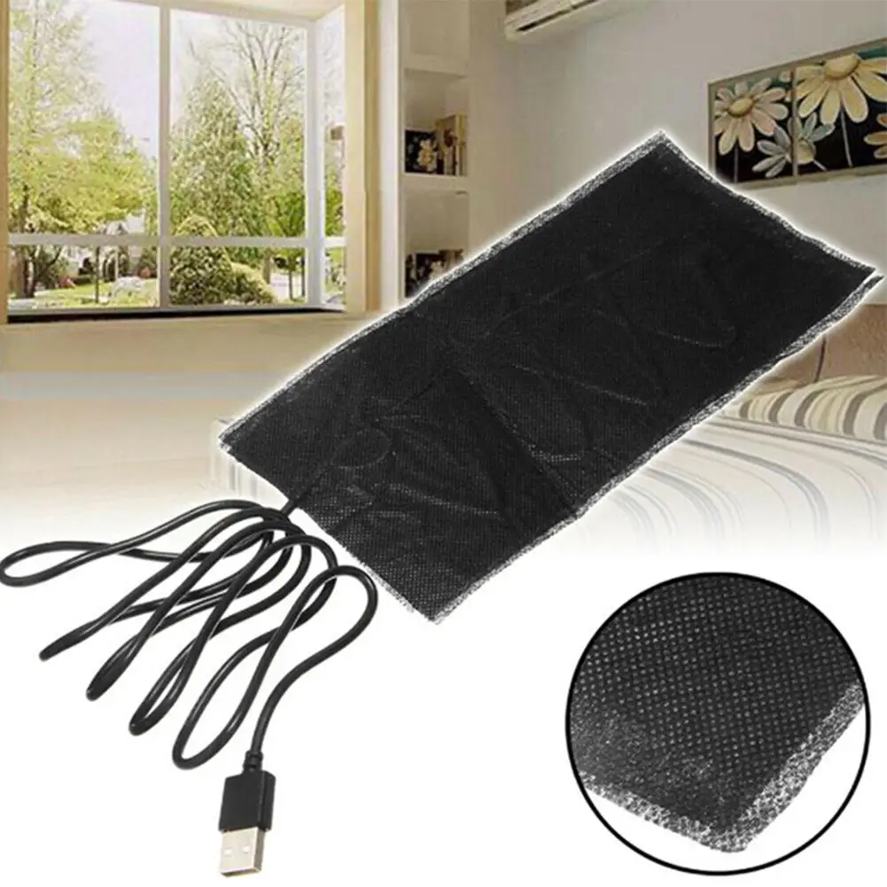 منصات ساخنة USB الخصر المحمية قابل للتعديل درجة الحرارة نيباد التدفئة منصات دافئة التدفئة للماء   ألياف الكربون #5