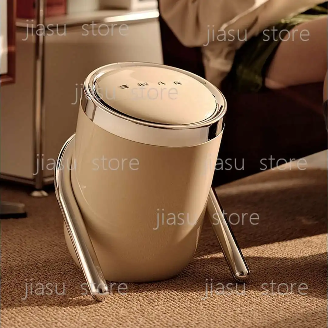 

Household Vintage Waste Bin Large Capacity Storage Bucket For Living Room Kitchen Bathroom Teahouse Hotel And Office