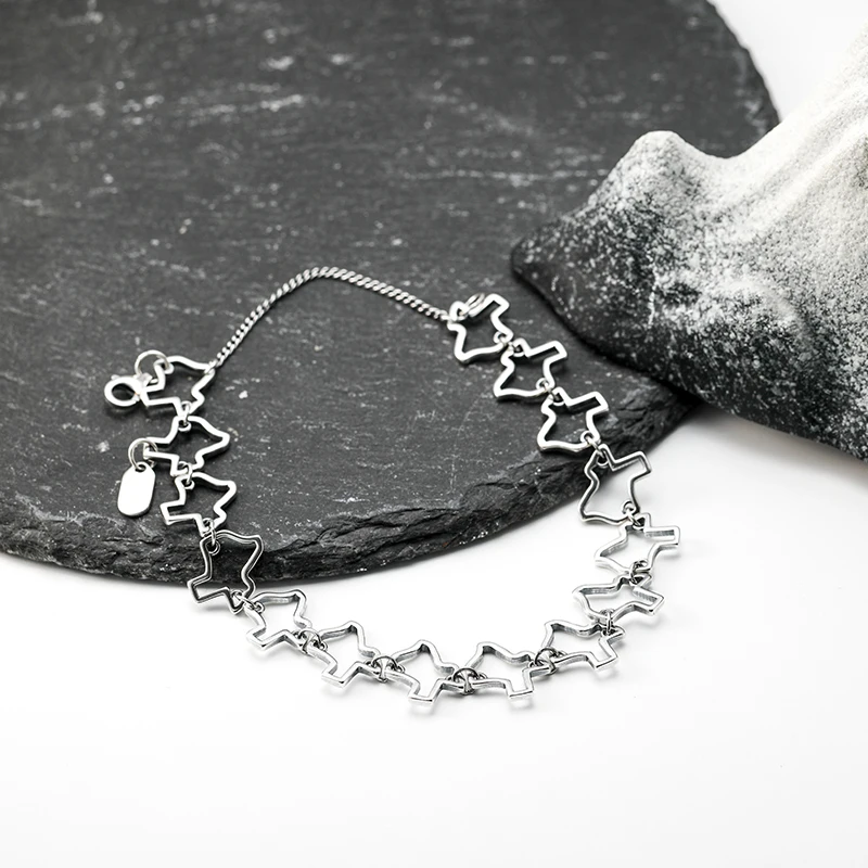 

SL009 Authentic 925 Pure Silver Texas Charm Bracelet