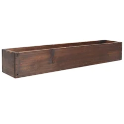 Maceta de flores para balcón, macetas grandes para exteriores, cajas de madera para centros de mesa, marco de ventana