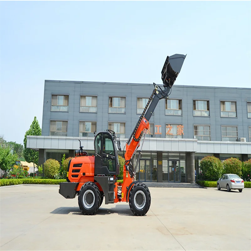 SYNBON Construction Equipment Small Mini Telescopic Boom Wheel Loader