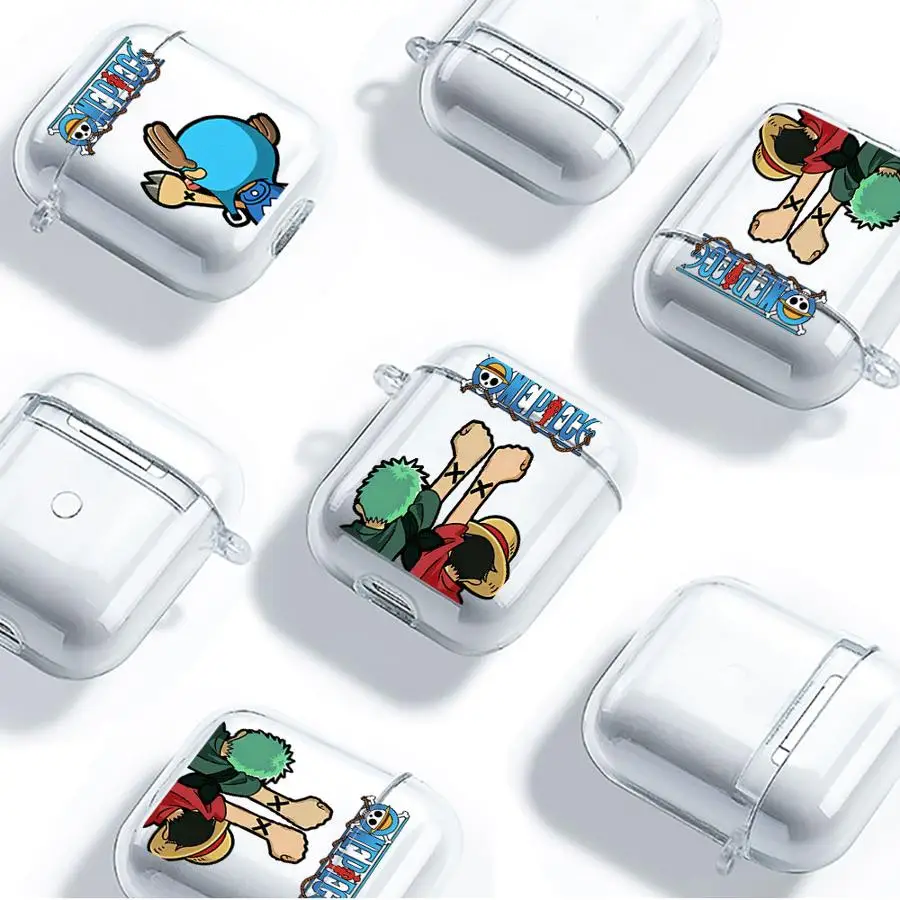 Ones P-Pieces Zoro Clear Earphone Cases Cover Case For Airpods 3 Pro3 4 1 2 Pro Pro2